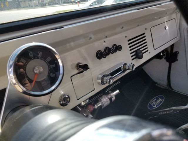 1966 White Ford Bronco Convertible