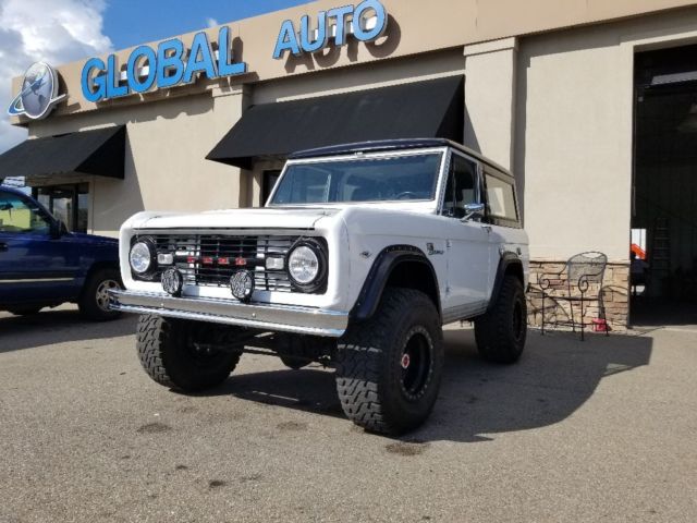 1966 White Ford Bronco Convertible