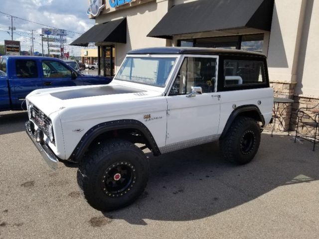 1966 White Ford Bronco Convertible