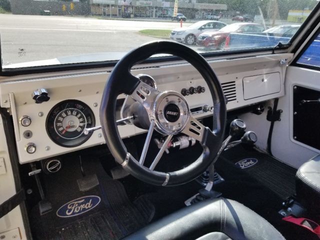 1966 White Ford Bronco Convertible