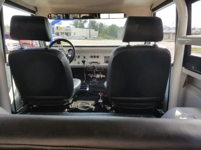 1966 White Ford Bronco Convertible