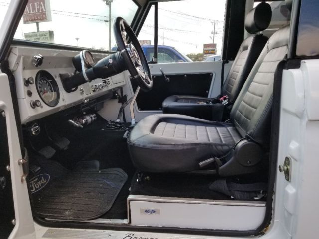 1966 White Ford Bronco Convertible