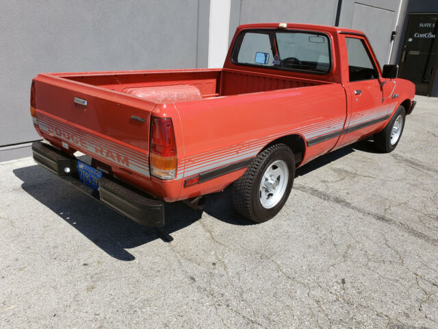 1986 RED Mitsubishi DODGE RAM 50 PICKUP TRUCK