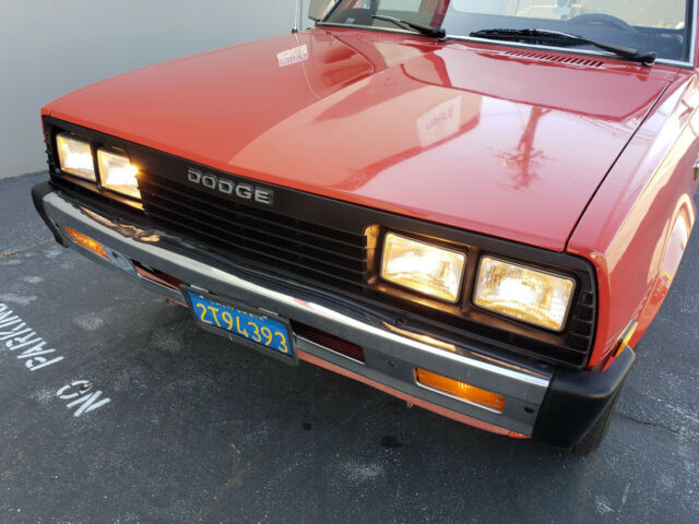 1986 RED Mitsubishi DODGE RAM 50 PICKUP TRUCK