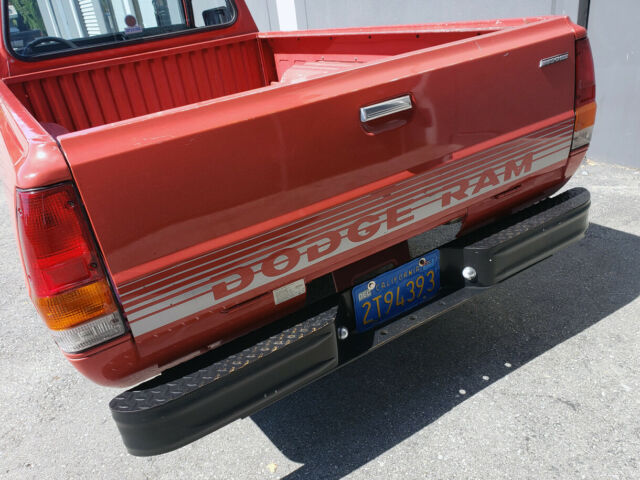 1986 RED Mitsubishi DODGE RAM 50 PICKUP TRUCK