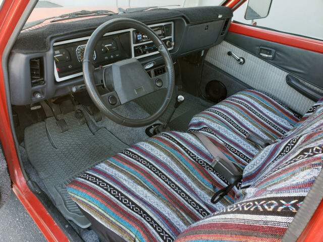 1986 RED Mitsubishi DODGE RAM 50 PICKUP TRUCK