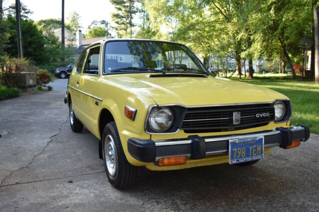 1979 Yellow Honda Civic Coupe