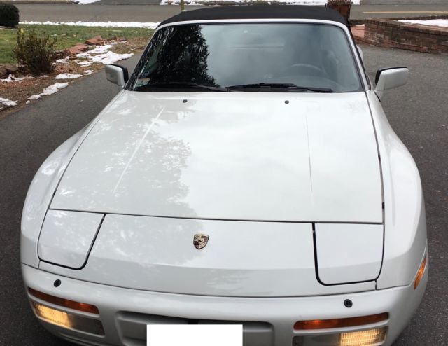 1990 White Porsche 944 Convertible