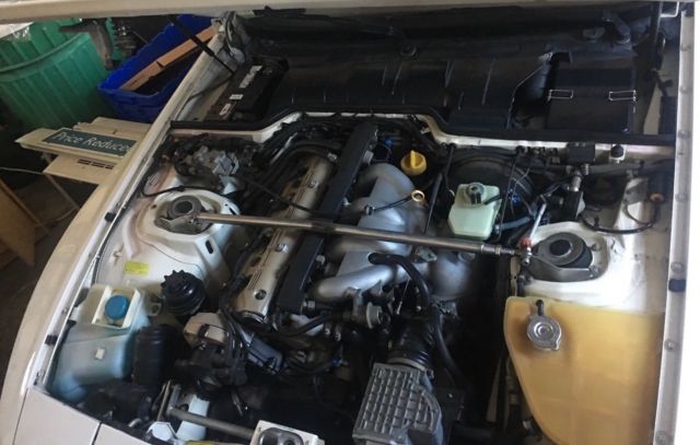1990 White Porsche 944 Convertible