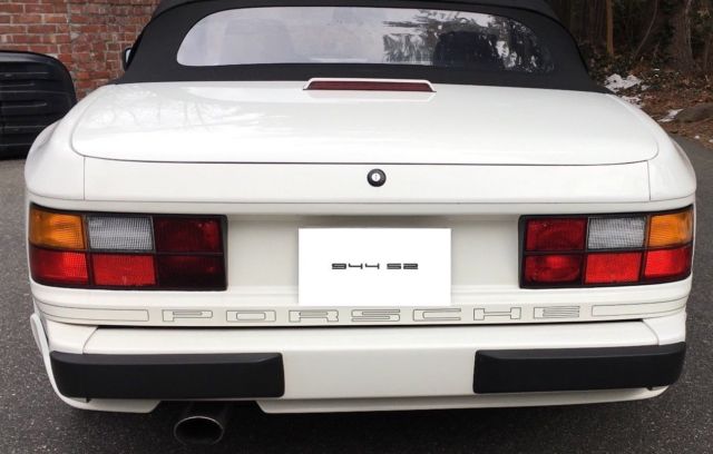 1990 White Porsche 944 Convertible