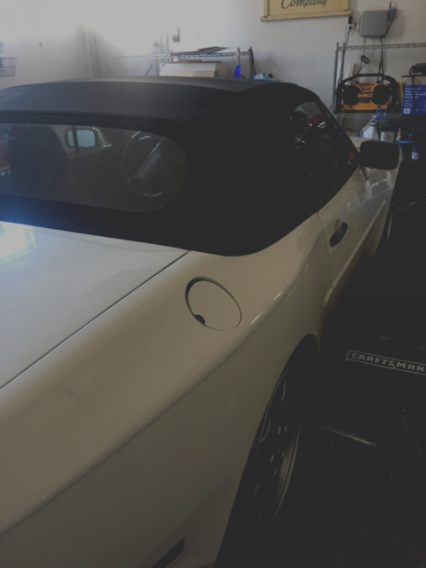 1990 White Porsche 944 Convertible