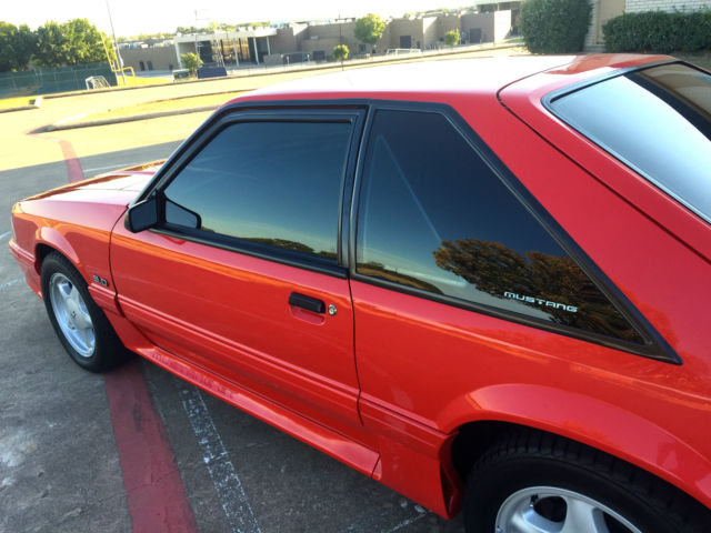 1993 RED Ford Mustang HATCHBACK