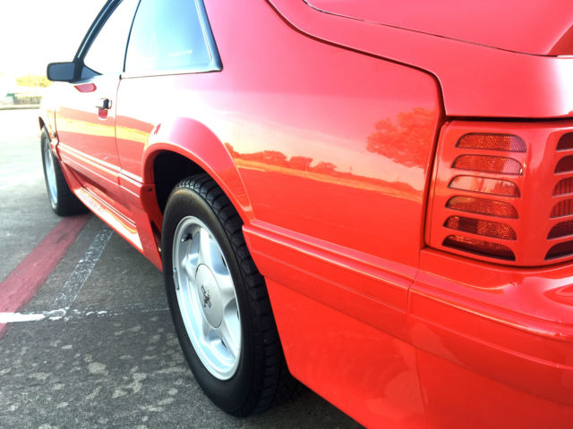 1993 RED Ford Mustang HATCHBACK