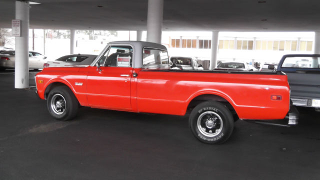 1972 Orang/Grey Chevrolet C/K Pickup 2500 Standard Cab Pickup