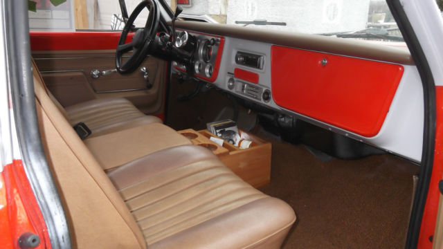 1972 Orang/Grey Chevrolet C/K Pickup 2500 Standard Cab Pickup