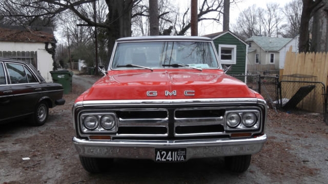 1972 Orang/Grey Chevrolet C/K Pickup 2500 Standard Cab Pickup