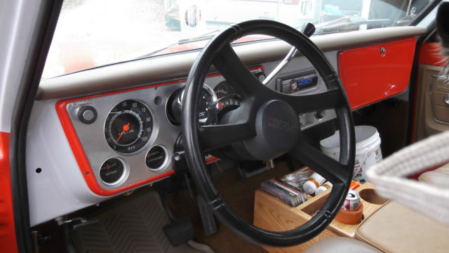 1972 Orang/Grey Chevrolet C/K Pickup 2500 Standard Cab Pickup