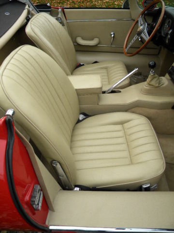 1967 Red Jaguar E-Type Convertible