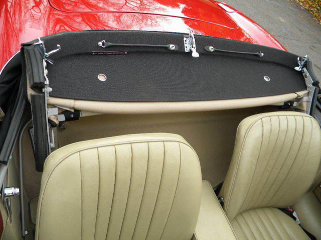 1967 Red Jaguar E-Type Convertible