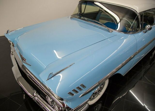 1958 Blue Chevrolet Impala --