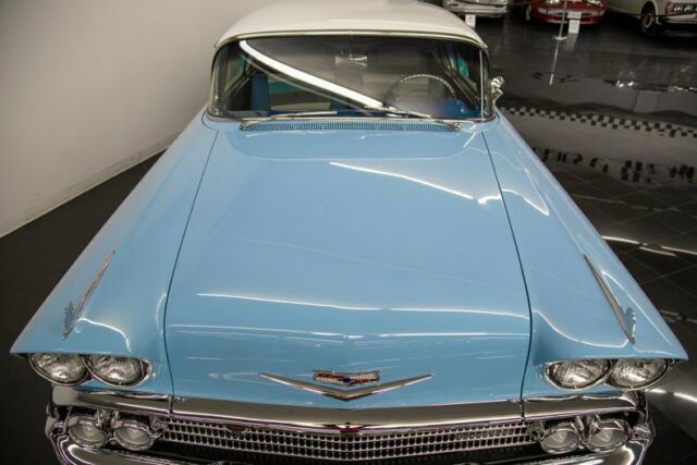 1958 Blue Chevrolet Impala --