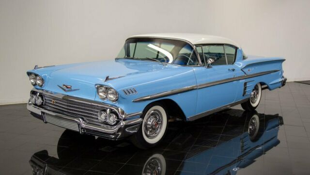 1958 Blue Chevrolet Impala --