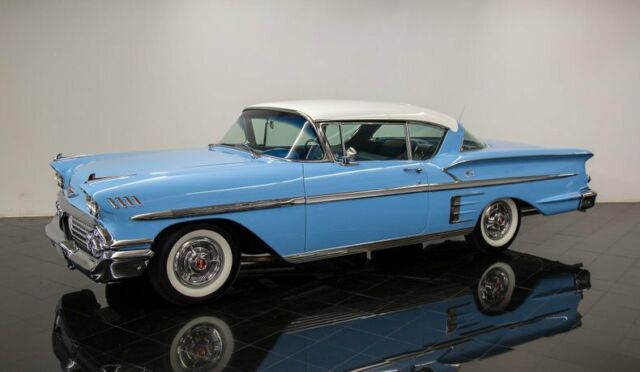 1958 Blue Chevrolet Impala --