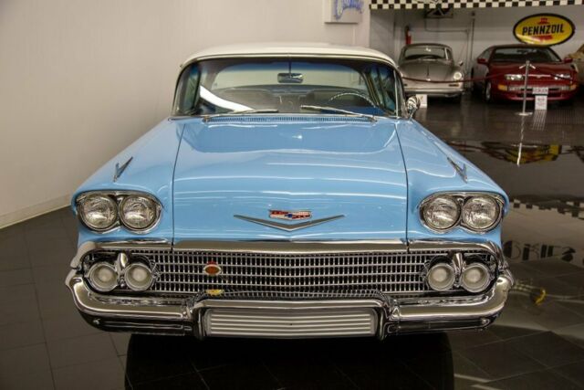 1958 Blue Chevrolet Impala --