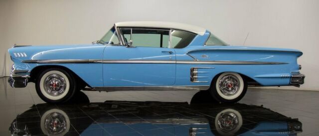 1958 Blue Chevrolet Impala --