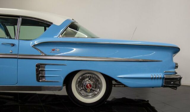 1958 Blue Chevrolet Impala --