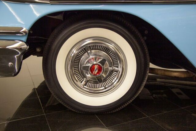 1958 Blue Chevrolet Impala --