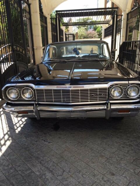 1964 Blue Chevrolet Impala Coupe