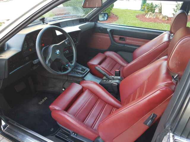 1986 Gray BMW 6-Series Coupe