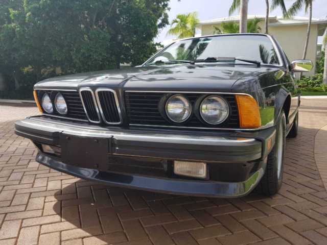 1986 Gray BMW 6-Series Coupe