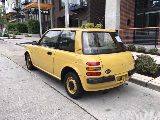 1987 Yellow Nissan Be-1 Coupe