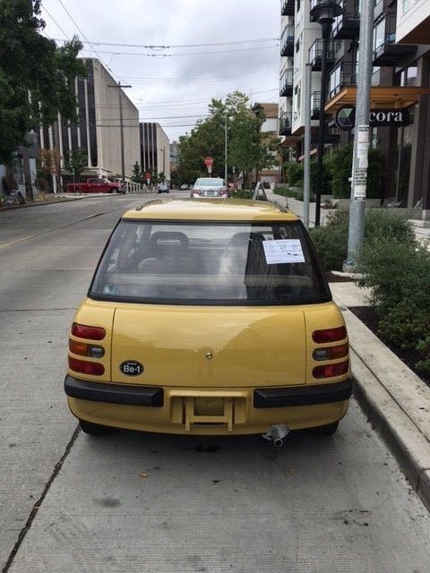 1987 Yellow Nissan Be-1 Coupe