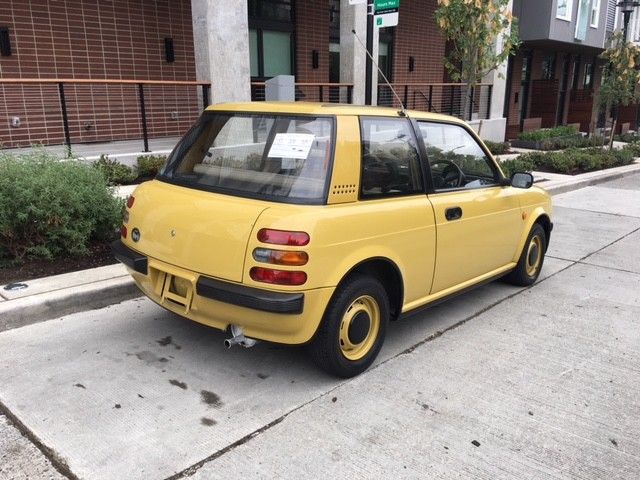 1987 Yellow Nissan Be-1 Coupe