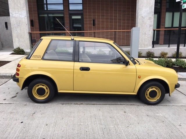 1987 Yellow Nissan Be-1 Coupe