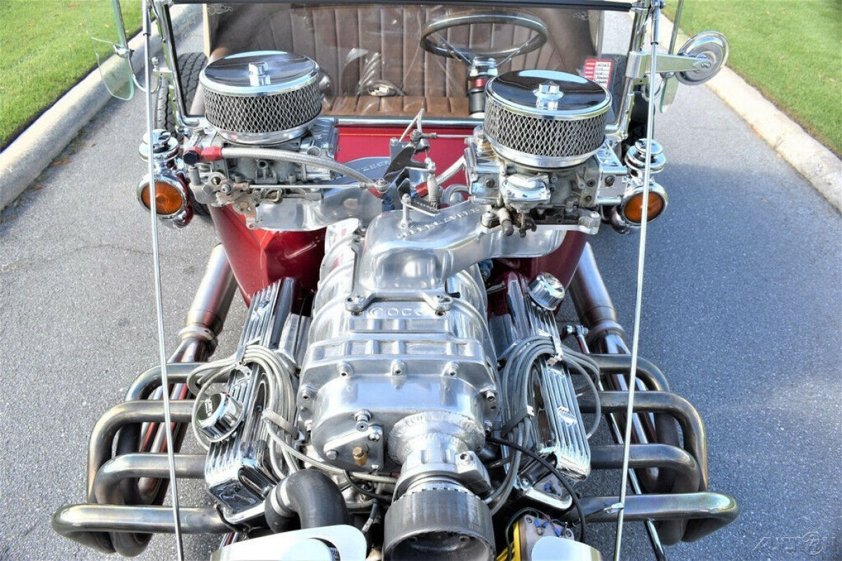 1914 Burgundy Ford T-Bucket Convertible