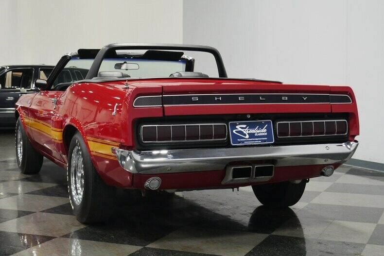 1969 Red Ford Mustang Convertible