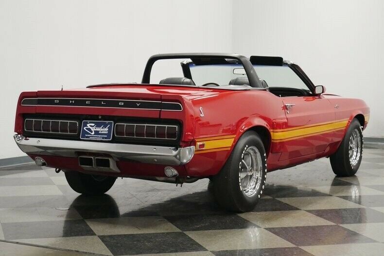 1969 Red Ford Mustang Convertible