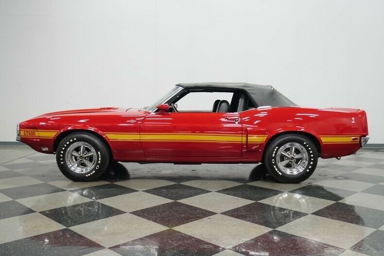 1969 Red Ford Mustang Convertible