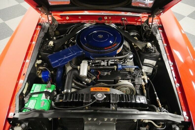 1969 Red Ford Mustang Convertible