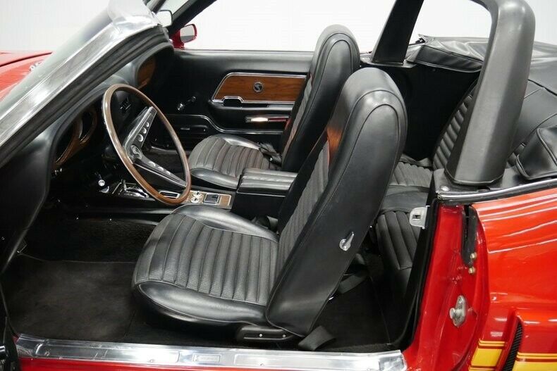 1969 Red Ford Mustang Convertible