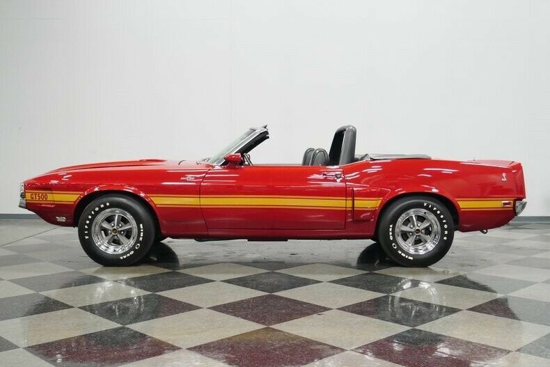 1969 Red Ford Mustang Convertible