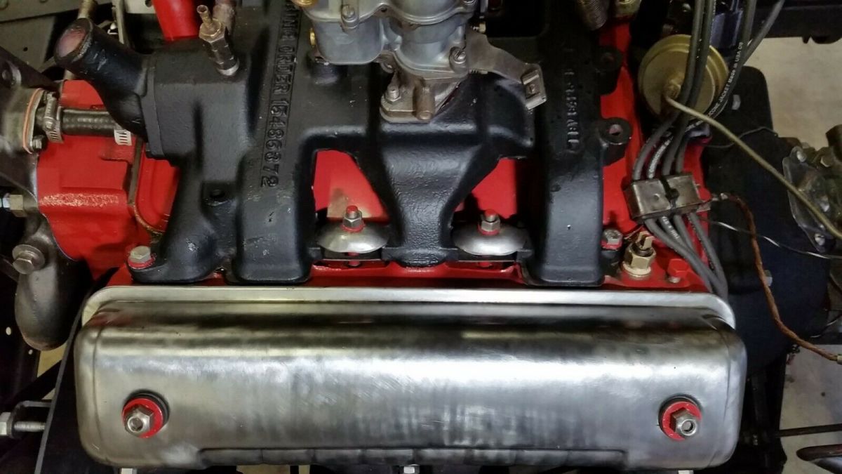 1955 Red Ford F-150 Standard Cab Pickup