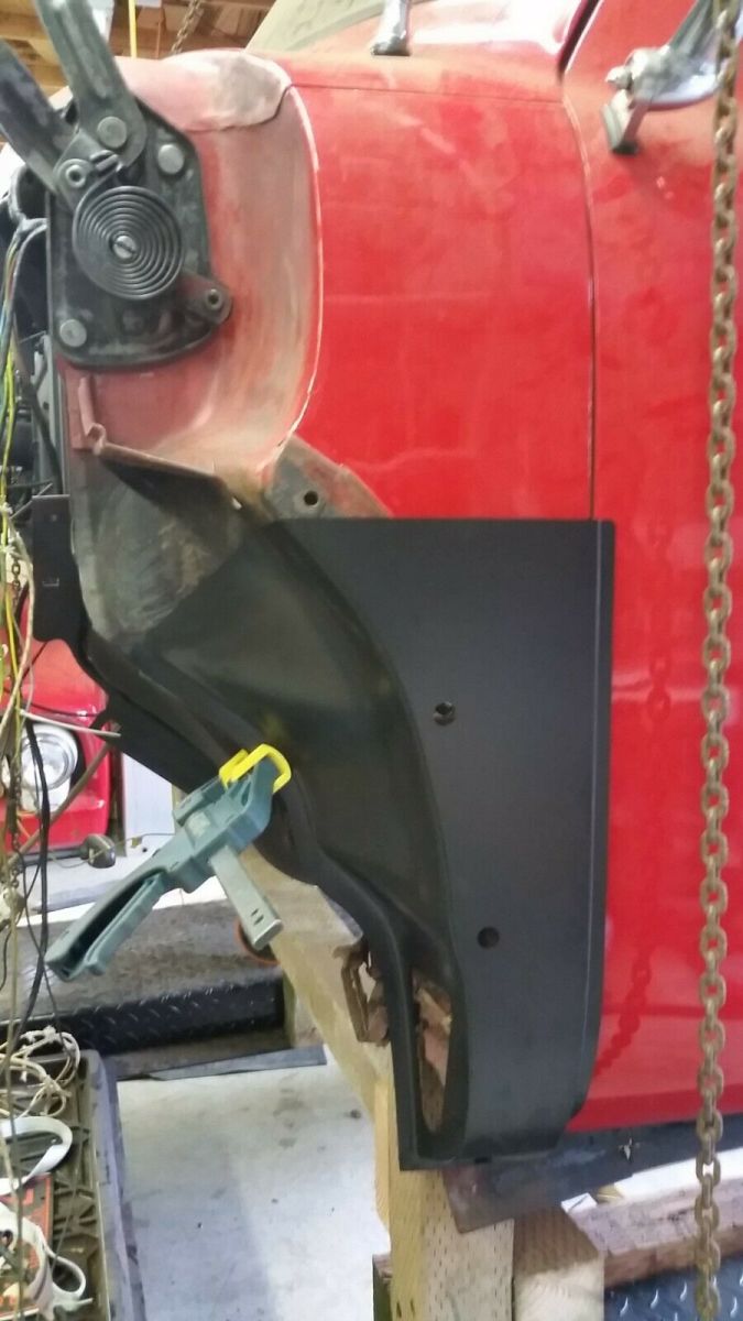 1955 Red Ford F-150 Standard Cab Pickup