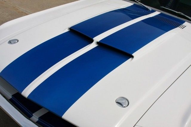 1967 White Ford Mustang