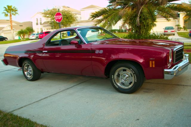 1974 Red Magic Pearl Chevrolet El Camino 2 Door