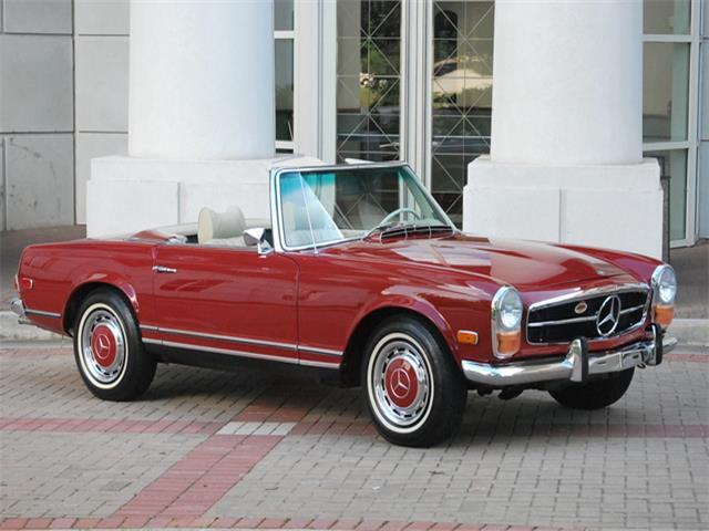 1970 Red Mercedes-Benz SL-Class --